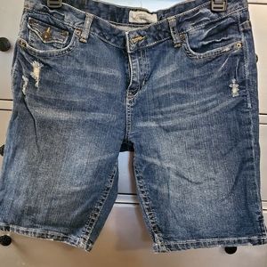 Aeropostale Bermuda Jean Shorts